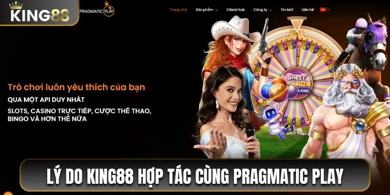 Lý do King88 hợp tác cùng Pragmatic Play Gaming